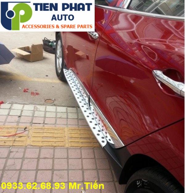 lắp bệ bước chân lên xuống cho huyndai tucson 2016 tại tp hcm
