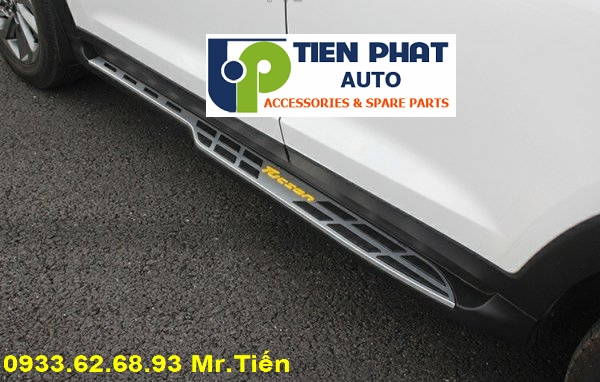 lắp bệ bước chân lên xuống cho huyndai tucson 2016 tại tp hcm