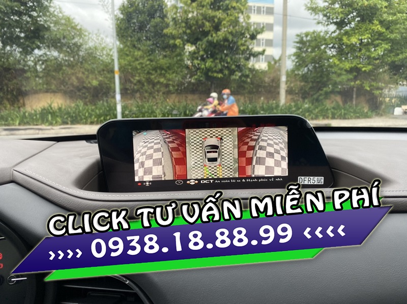 Màn hình hiển thị góc quay hai bên hông khi xe bật ưu tiên Màn hình hiển thị góc quay hai bên hông khi xe bật ưu tiên
