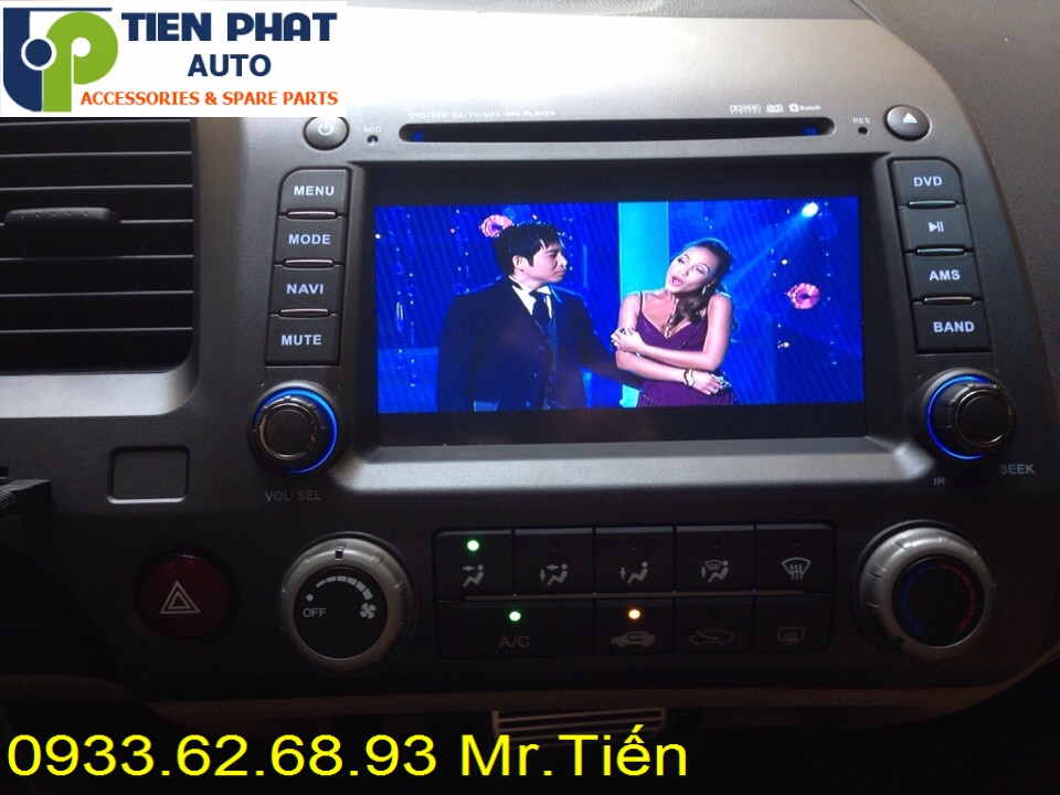 Lắp Đầu Máy DVD Zin Theo Xe Honda Civic Đời 2010-2011 Tại Tp.Hcm