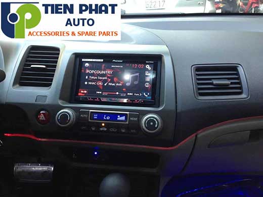 Lắp Đầu Máy DVD Zin Theo Xe Honda Civic Đời 2010-2011 Tại Tp.Hcm