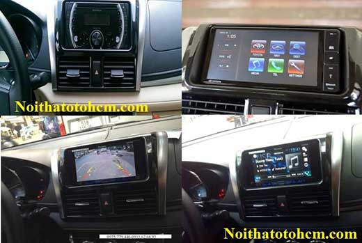Lắp Đặt Màn Hình DVD Cảm Ứng Cho Toyota Vios 2015 Tại Tp.Hcm