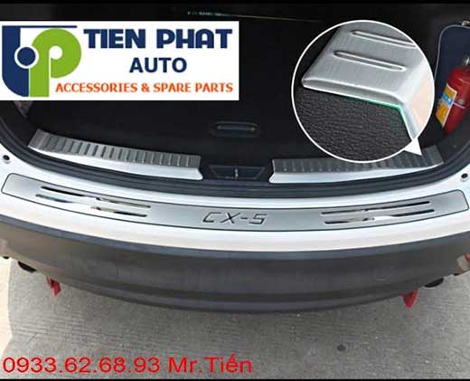 Dịch Vụ Lắp Nẹp Inox Chống Trầy Cốp Sau cho Mazda Cx-5 2015-2016 Tại Củ Chi