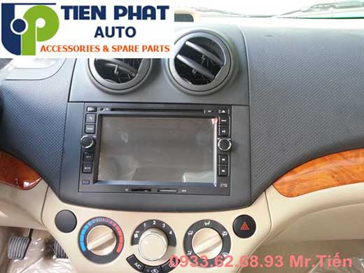 Gắn Màn Hình DVD Zin Theo Xe Cho Chevrolet Aveo Đời 2013 Tại Tp.Hcm