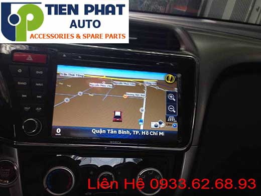 Lắp Đặt Đầu Máy DVD Nguyên Khối Theo Xe Honda City 2015 Tại Tp.Hcm