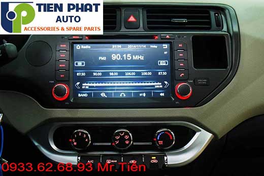 Lắp Đặt Màn Hình DVD Zin Theo Xe Kia Rio 2011 Tại Tp.Hcm