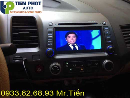 Lắp Đầu Máy DVD Zin Theo Xe Honda Civic Đời 2010-2011 Tại Tp.Hcm