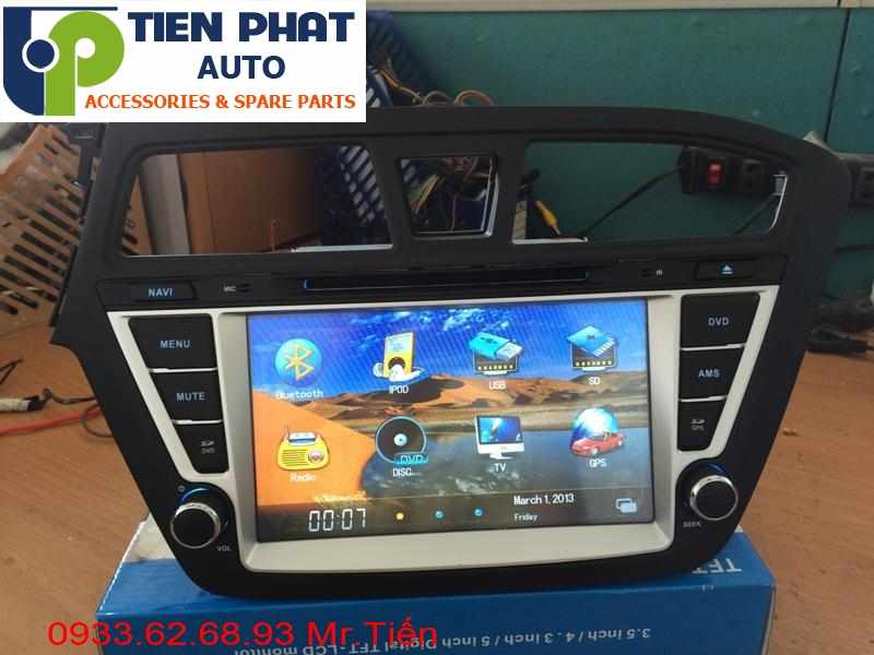 Lắp Màn Hinh DVD Cho Huyndai I20 Active Đời 2016 Tại Thành Phố Hồ Chí Minh