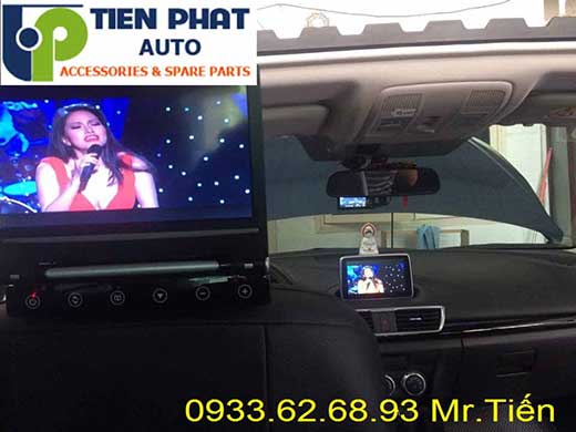 lắp Màn Hình Gối Đầu Cho Xe Mazda 3 2014-2015 Tại Huyện Hoc Môn