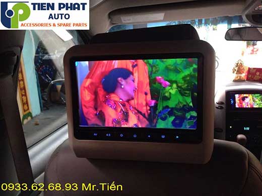 Lắp Màn Hình Gối Đầu Sau Cao Cấp 9 Inch HD Cho Xe Mitsubishi PajeroSport Tại Quận Bình Tân